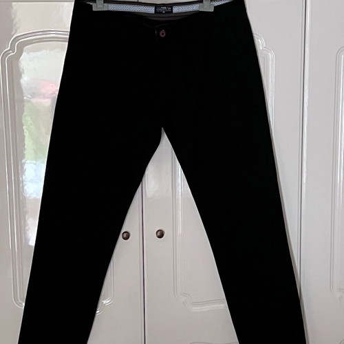 Chino pants men's black XL unused