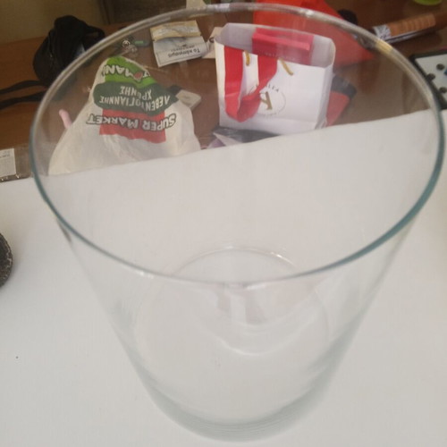 Glass vase for sweets or decoration, unused