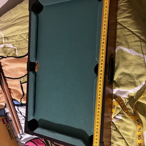Tabletop billiards like new, small size
