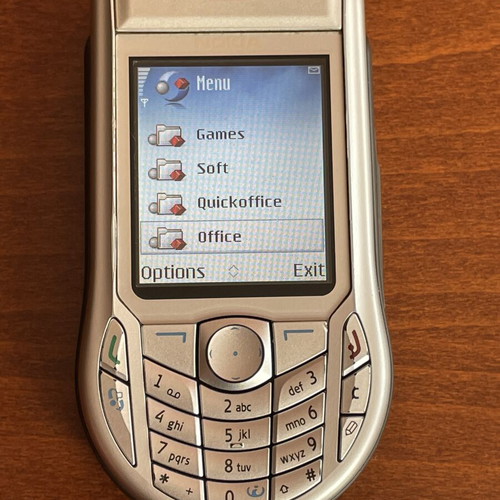 Nokia 6630 phone used with original battery and charger