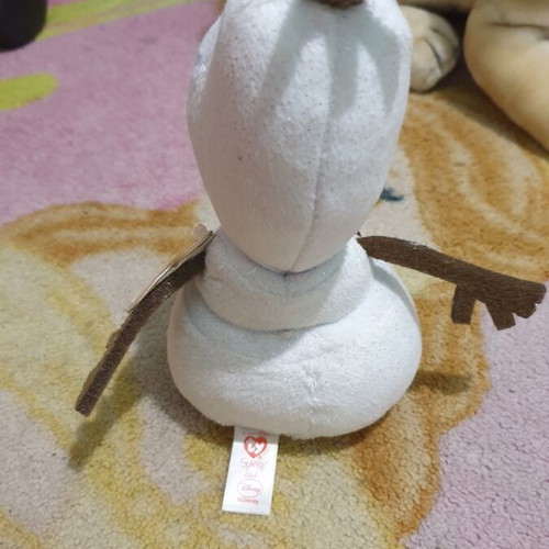 Olaf Frozen Ty Beanie Beans plush like new, 17 cm, sound not working