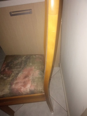 Two dining chairs for sale