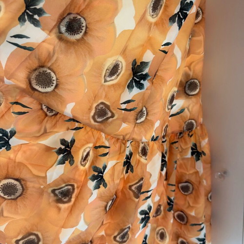 Skirt and top set orange, new