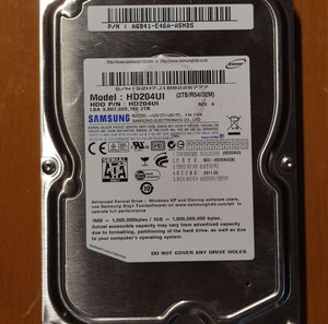 2TB Samsung HDD 3.5"