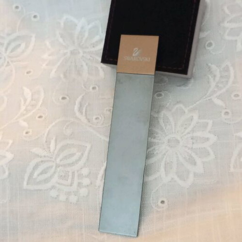 Swarovski bookmark used with crystals