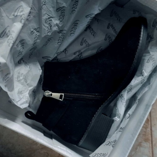 Parex suede ankle boots new, size 37 black