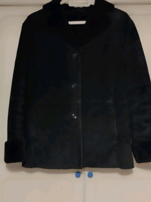 Παλτό Colette μέγεθος M μεταχειρισμένο, καστόρ και γούνα