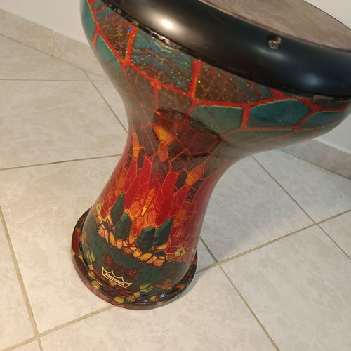 Remo Ergo-Crystal Doumbek 10" Mosaic darbuka