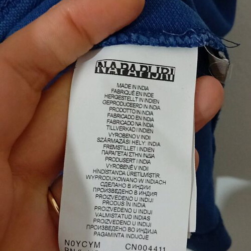 Napapijri men's blue polo shirt XL like new
