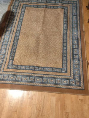 Thin rug-carpet used, dimensions 2.00x1.50