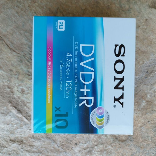Sony DVD+R blank discs pack of 10