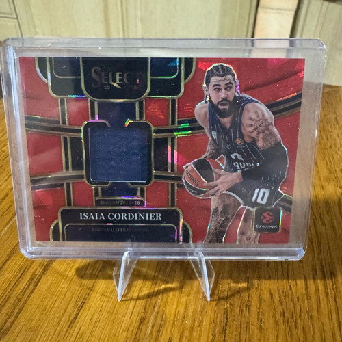 Isaia Cordinier Patch /55 basketball card
