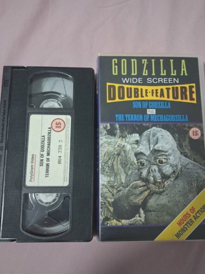 Godzilla Double Feature VHS σαν καινούργιο
