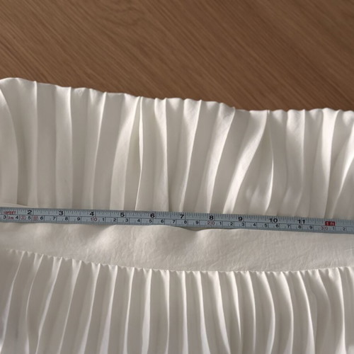 Mango Maxi Pleated Skirt off-white medium like new