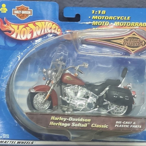 Hot Wheels Harley-Davidson Heritage Softail Classic 1/18 scale model