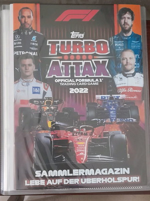 Topps Turbo Attax 2022 άλμπουμ με full set καρτών και limited edition