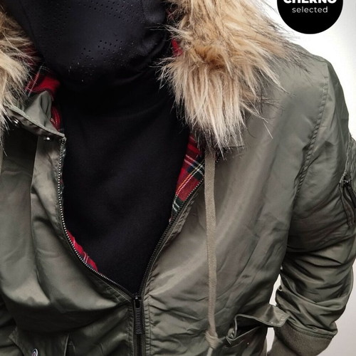 Harrington N2B Hooded Bomber Jacket like new, size L•XL, green