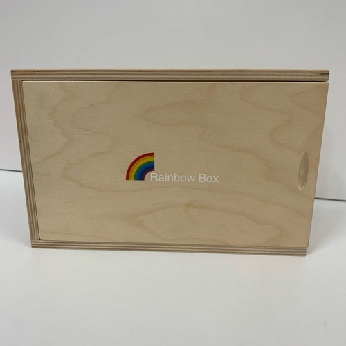 Rainbow Box collectible unique box with 23 signed photos of ancient Greece like new
