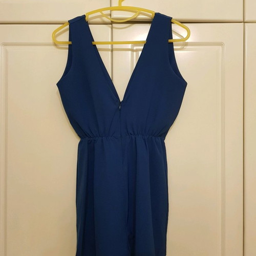 One-piece summer jumpsuit used, blue small