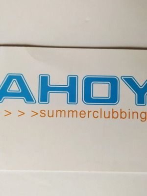 Flyer Club Ahoy Καλλιθέα Χαλκιδική καλοκαίρι 2001 μεταχειρισμένο