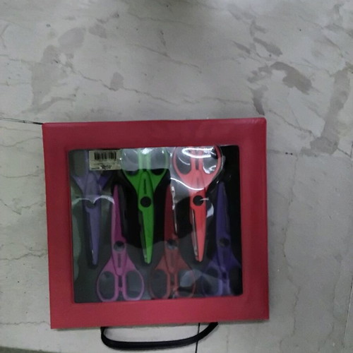 Craft scissors set of 6 with zigzag cuts new