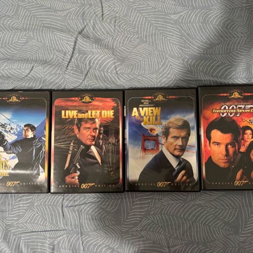 James Bond 4 DVD in excellent condition