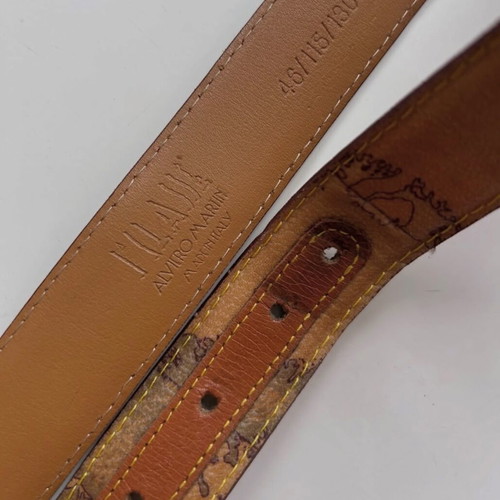 Alviero Martini 1st Class leather belt like new, size M, light brown