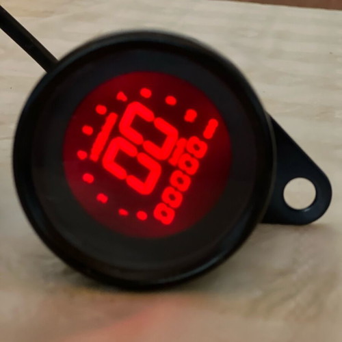 Digital speedometer 12V universal for motorcycle or scooter, new