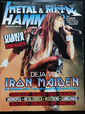 Metal Hammer & Heavy Metal magazine issue 177, September 1999