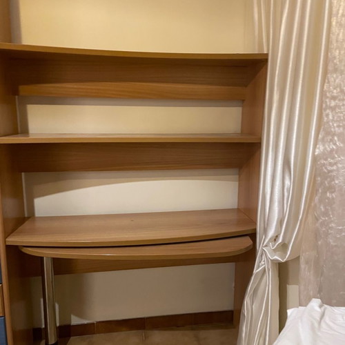 Neoset bookshelf used with desk and shelves