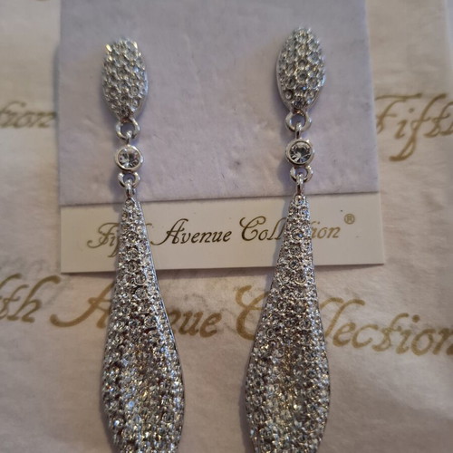 Royal Lines earrings with Swarovski crystals