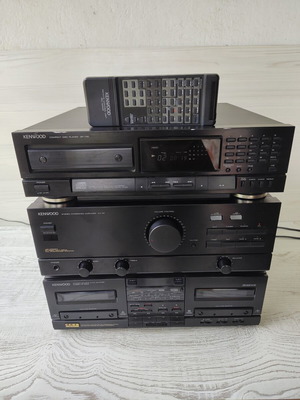 Kenwood AX-43 Stereo System with DP-730 CD Player and RC-M43 Remote