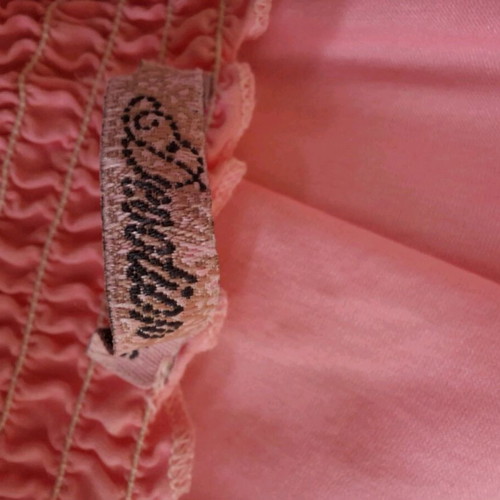 Devotion silk maxi dress small like new, pink, 60% silk 40% cotton