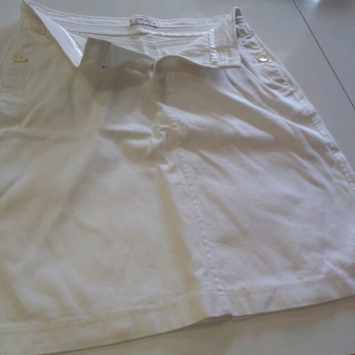 Sarah Lawrence women's skirt used, white, size M