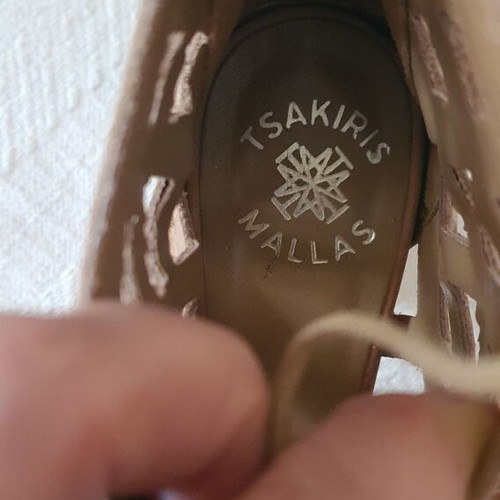 Tsakiris Mallas sandals platform beige size 36 new