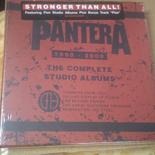 Pantera The Complete Studio Albums 1990-2000 5CD Box Set new, metal