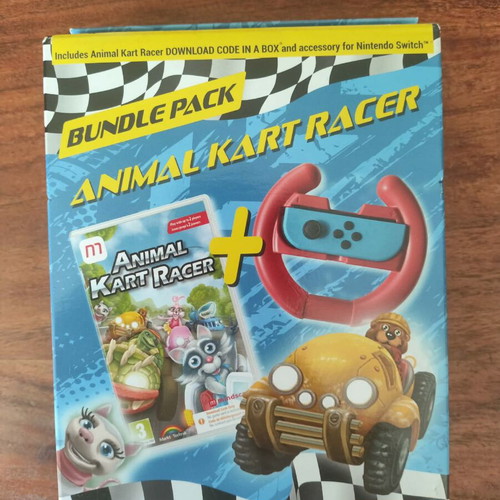 Animal Kart Racer bundle pack new for Nintendo Switch with controller