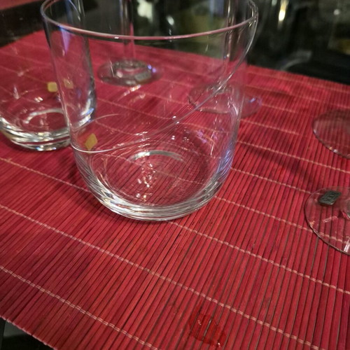 Kosta Boda vintage Line glassware set by Anna Ehrner like new