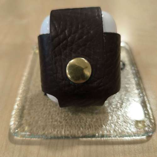 HANDMADE LEATHER CASE FOR iPhone Apple Airpods