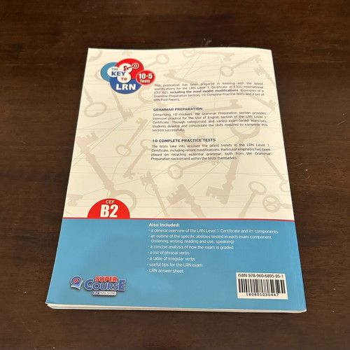 Book The Key to LRN (CEF B2) used, 10+5 Tests, Student’s Book