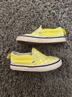 Vans κίτρινα slip ons βρεφικά νο 24.5