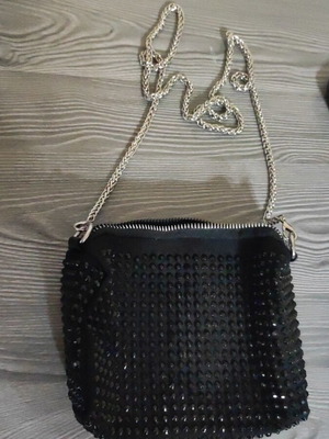 Women's handbag new, black, hand-held