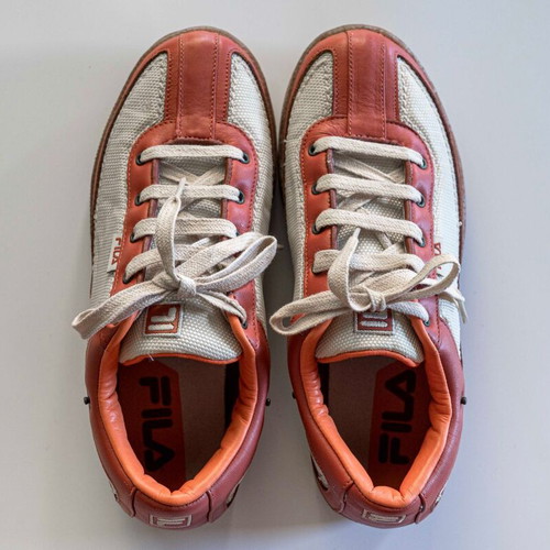 Fila sneakers like new, size 38, beige and orange