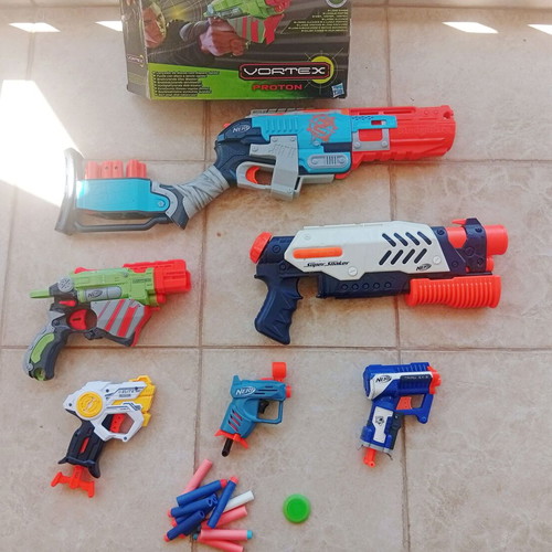 Nerf blasters and Nerf water gun like new