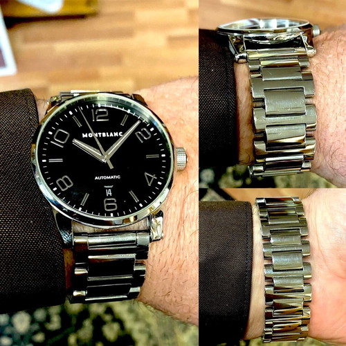 Mont Blanc Automatic 42mm σαν καινούργιο με ζαφείρι κρύσταλλο και κουτί