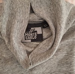 Men's grey turtleneck sweater, XL