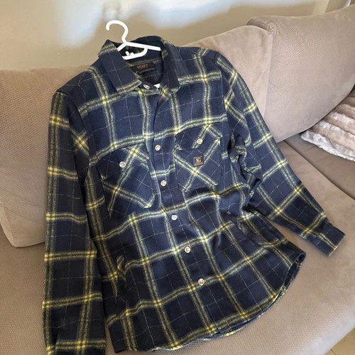 Staff Overshirt like new, blue and yellow, size L