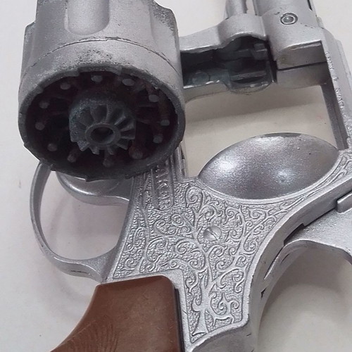 Vintage metal twelve-shot pistol Lone Star Peacemaker Colt 45 used