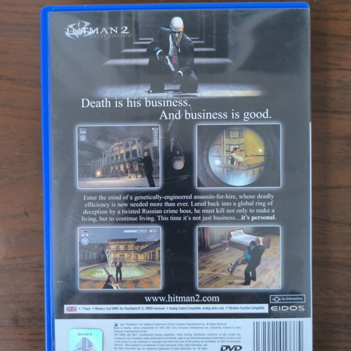 Hitman 2 Silent Assassin PS2 game used, English, complete