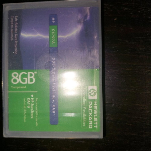 HP DDS-2 data cartridge 8GB, pack of 6, sealed